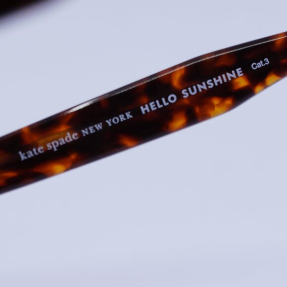 🕶️ New Kate Spade ELINA/G/S 0086 HA Sunglasses - Havana Frame, Brown Lenses - Picture 7 of 11